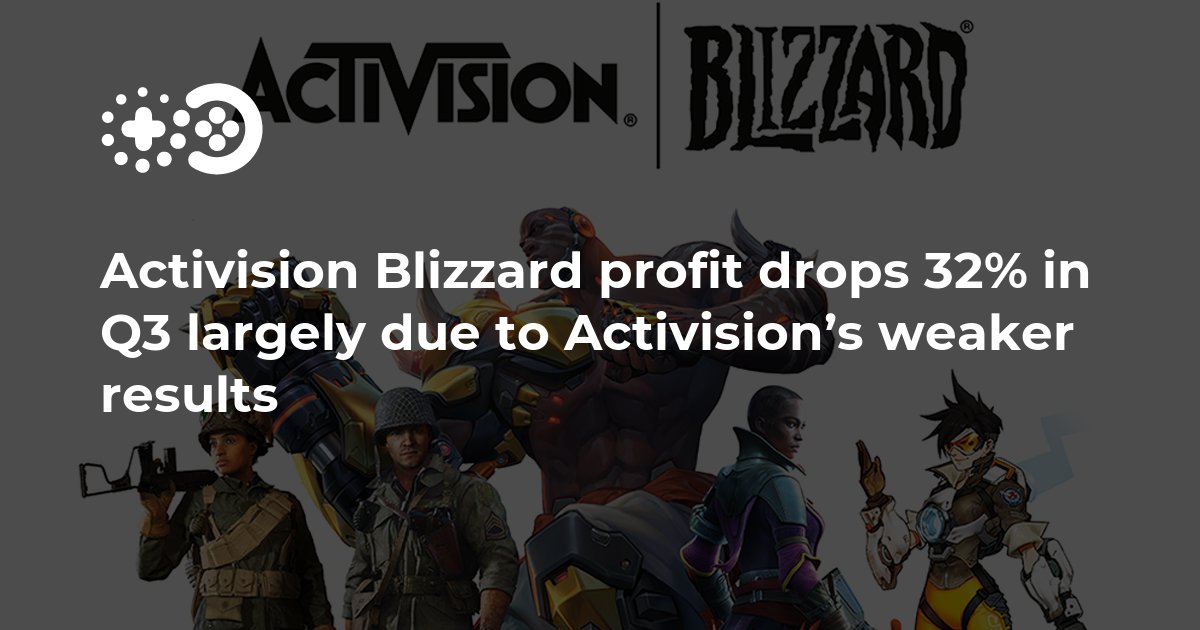 daily_unity's tweet card. Activision Blizzard has issued a financial report for the third quarter ended September 30, 2022. The company saw its revenue and profit fall year-over-year, largely due to Activision’s weaker...
