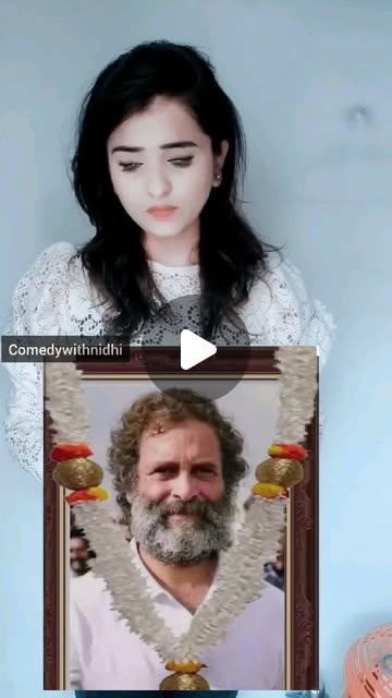 ManishpatelM's tweet card. Nidhi mishra🧿 (@comedywithnidhi) • Instagram reel