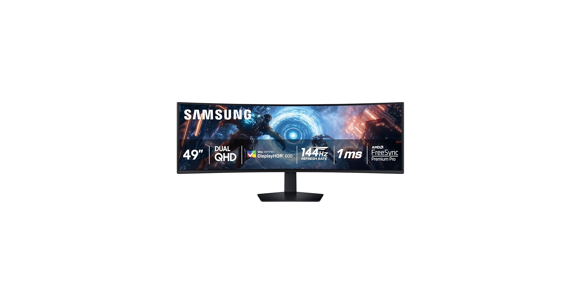 blackfriday's tweet card. SAMSUNG 49-inch Odyssey G9 (G91F) DQHD, 144Hz, Curved Gaming Monitor, Ultra-Wide 32:9 Screen,...