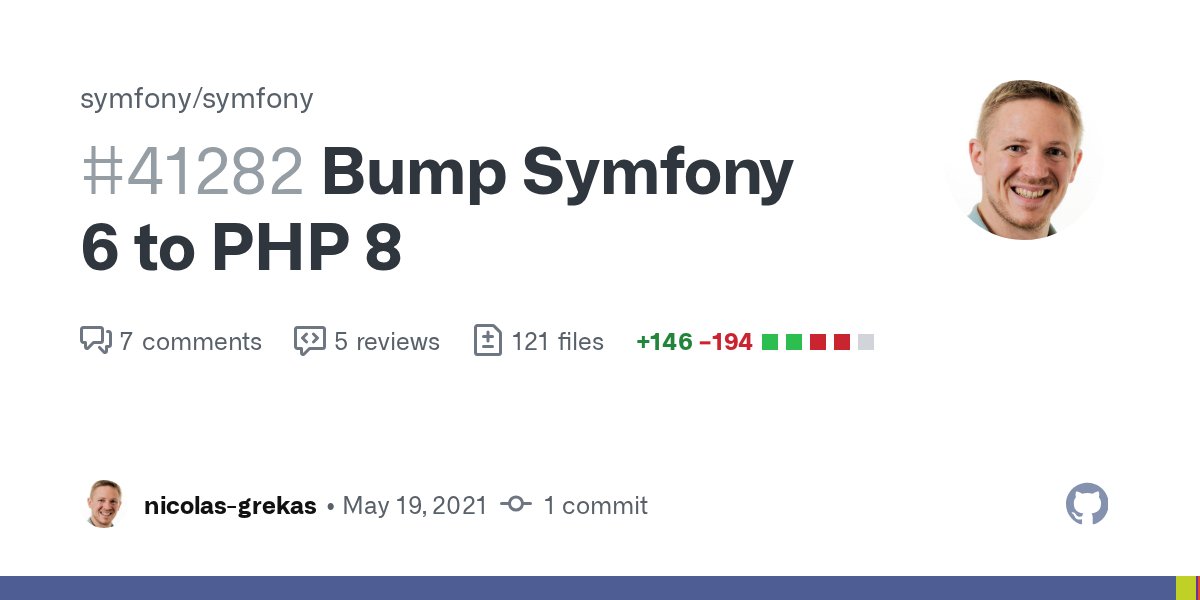 nicolasgrekas's tweet card. Q A Branch? 6.0 Bug fix? no New feature? yes Deprecations? no Tickets - License MIT Doc PR - 🎉