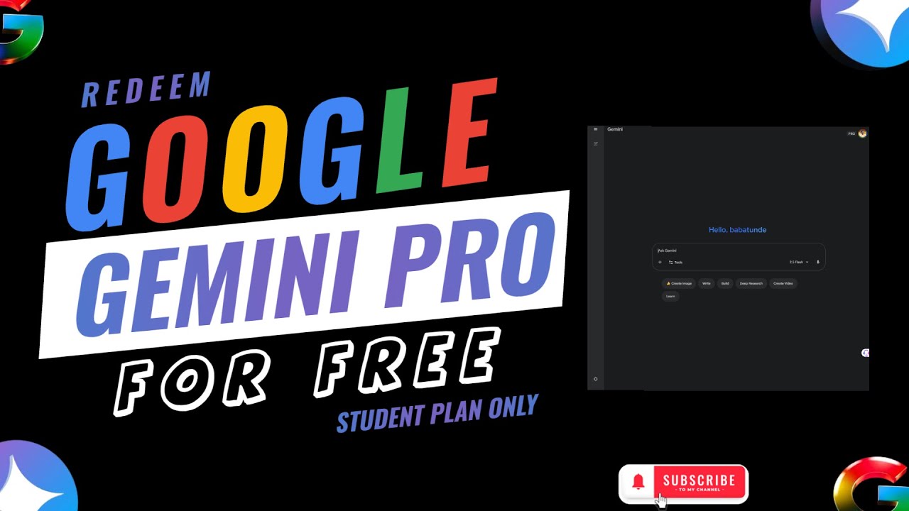 BudsNocode's tweet card. How To Get Google Gemini AI pro Plan For Free As a Student