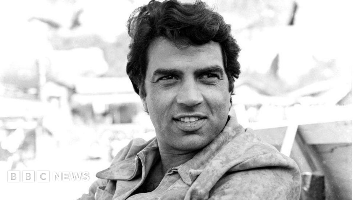 BBCBreaking's tweet card. Best known for the iconic role of Veeru in the all-time great Sholay, Dharmendra was India's "most handsome actor".