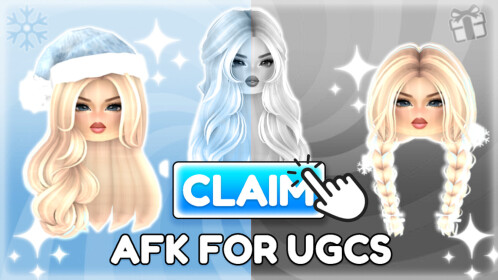 Vusenicc's tweet card. 🎀 Welcome to UGC Glamour 🎀 ✨ AFK to earn points and unlock free UGCs! ⚡ Want them faster? Purchase boosts to speed up your progress! Join our official Roblox group to instantly claim 5,000+ bonus...