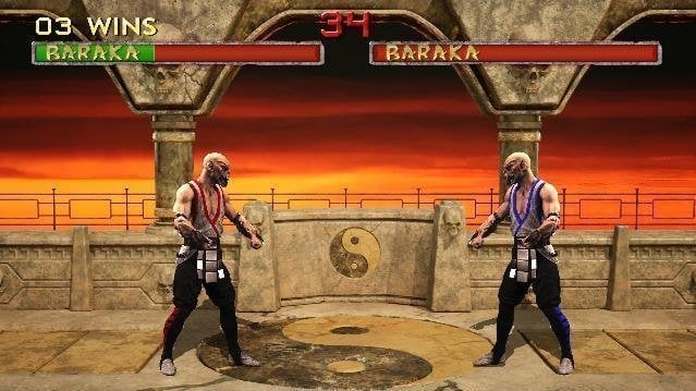 AbstractVision1's tweet card. Kickstart Campaign for Mortal Kombat Trilogy REMAKE with UE5