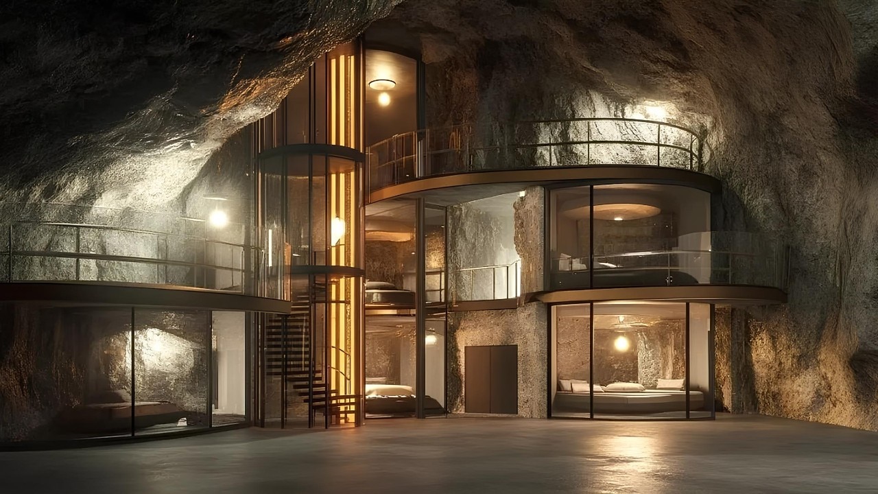 DomusWeb's tweet card. From missile silos to high-end hypogeal complexes, how underground shelters are becoming a new infrastructure of privilege, blending design, technology, and systemic fears.