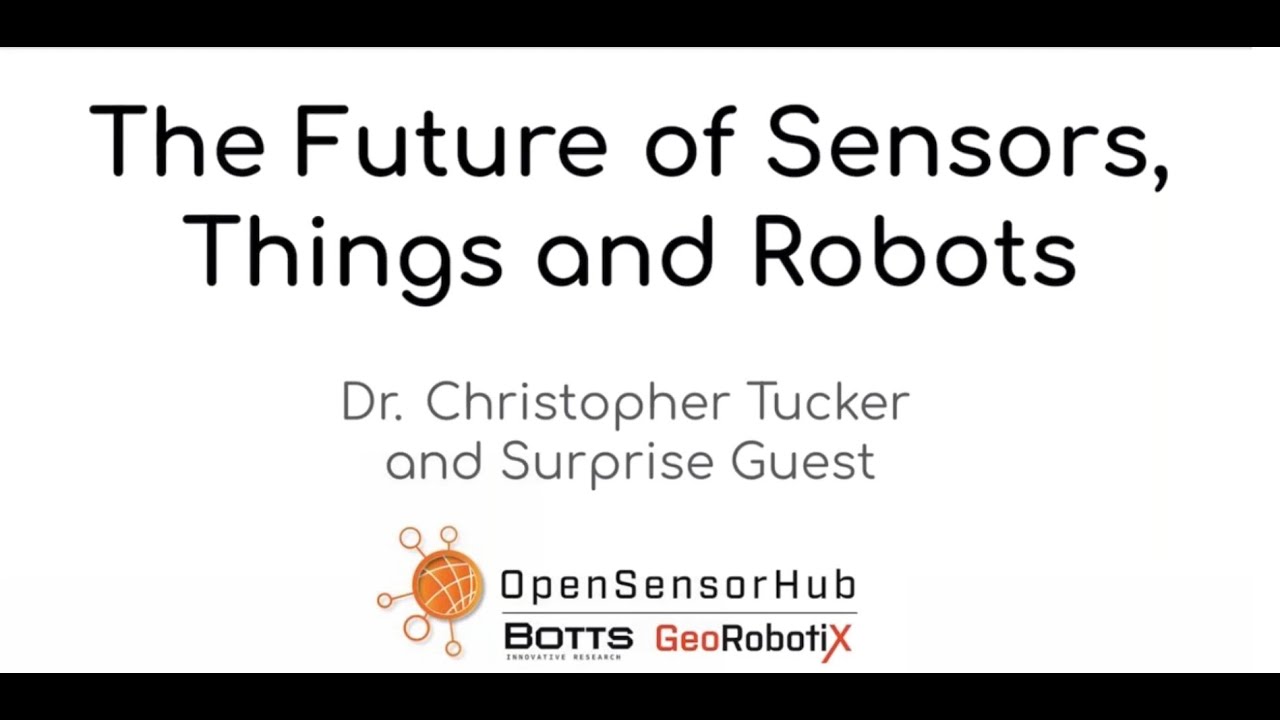 ZachTumin's tweet card. The Future of Sensors, Things, and Robots