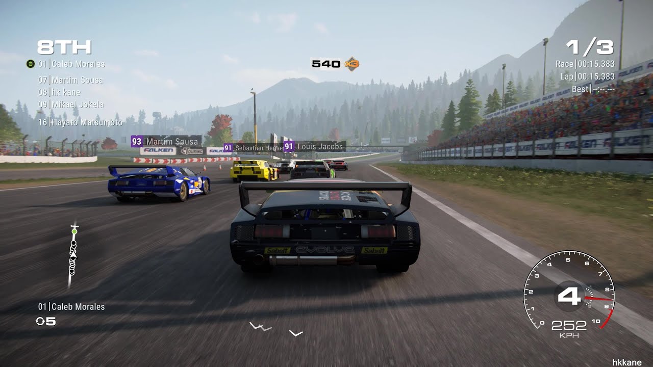 hkkaneGAME12's tweet card. GRID (2019) Career Mode PC Gameplay P.57