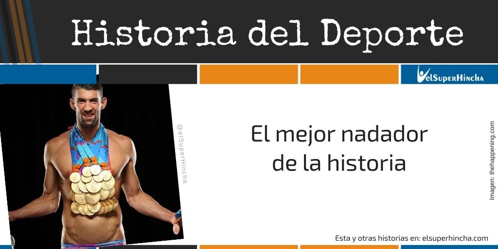 elSuperHincha's tweet card. Michael Phelps, único deportista con 8 Oros en unos mismos Juegos Olímpicos, ha logrado mucho más para ser el Mejor Nadador del mundo...