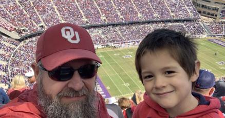 OURoadWarrior's tweet card. The 53-year-old lawyer from Oklahoma City began his streak in 1991. Through good times and bad, he’s rooted for the crimson-and-cream from the stands and breaks down his memories.