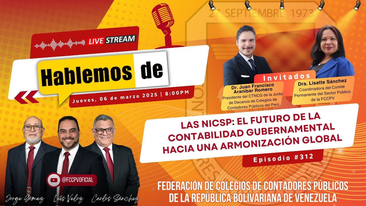 cppc_fccpv's tweet card. HABLEMOS DE: Las NICSP: El futuro de la Contabilidad Gubernamental...