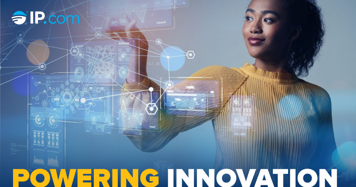 ipdotcom's tweet card. IP.com® combines ideation, problem-solving, intellectual property, patent intelligence software, & comprehensive services to accelerate innovation workflows.