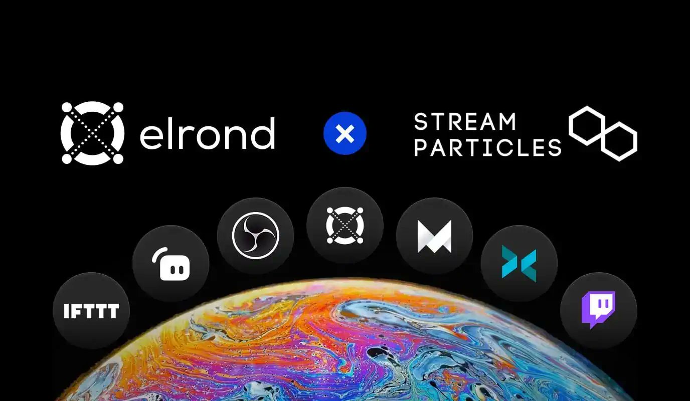 StreamParticles's tweet card. Become a streaming legend with StreamParticles and Maiar! Video streamers can now directly connect with their audiences and receive EGLD donations. It’s free and easy to set up by anyone.
