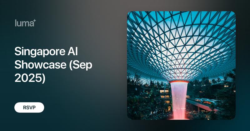 menloresearch's tweet card. Join us for Singapore AI Showcase on Tuesday, September 16. Bringing AI researchers, builders and founders together with lightning talks, sharing insights,…