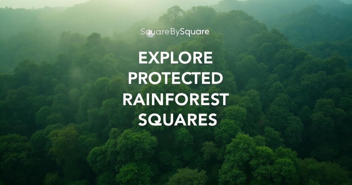 geekrebel's tweet card. Explore protected rainforest squares and their environmental impact. See who's protecting rainforest square by square and the difference they're making.