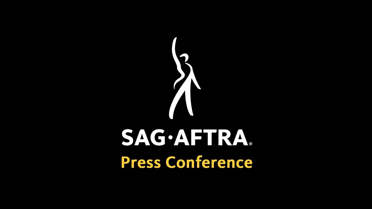 sagaftra's tweet card. SAG-AFTRA Press Conference