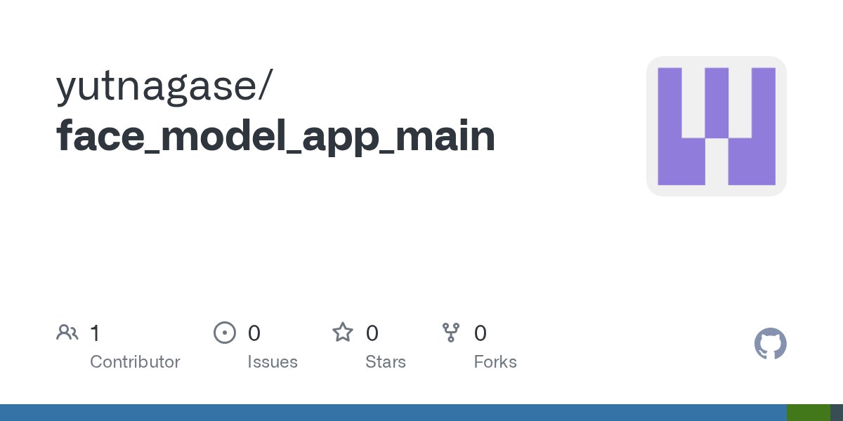 j9fmCYFuzhqvqMm's tweet card. Contribute to yutnagase/face_model_app_main development by creating an account on GitHub.