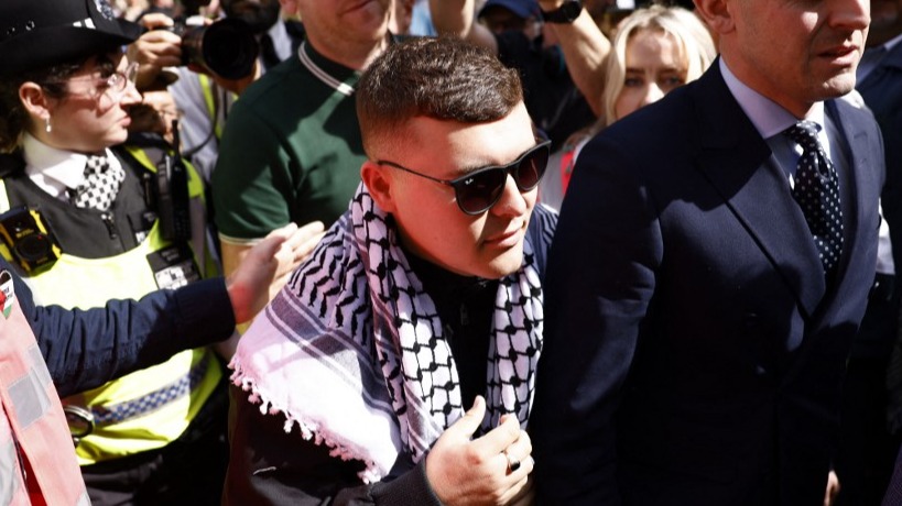 MiddleEastEye's tweet card. Liam Og O hAnnaidh, also known as Mo Chara, appeared before Westminster Magistrates' Court on terror charge