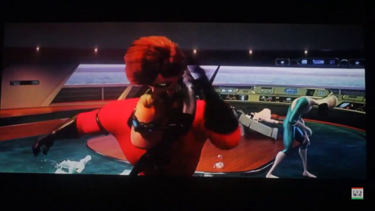 ProjectorForMe's tweet card. Vankyo Passport M50 mini projector Testing - Incredibles 2 Clip