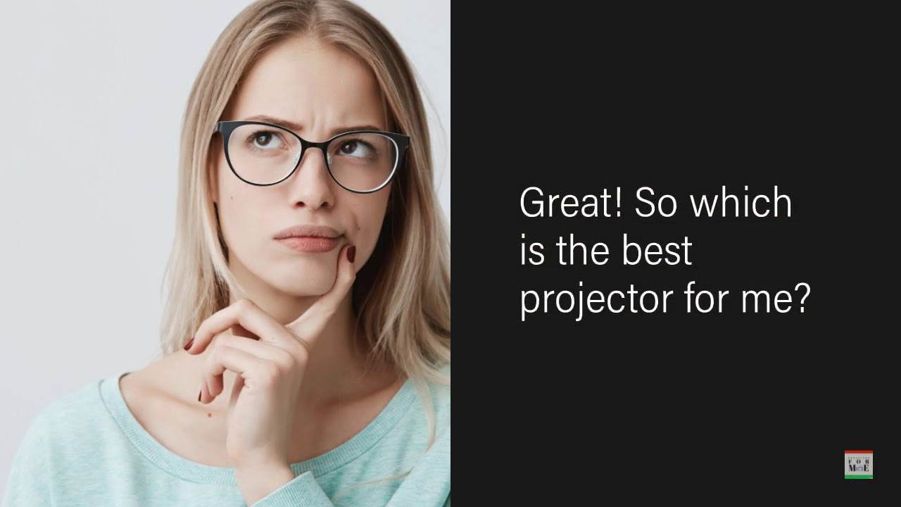 ProjectorForMe's tweet card. How to find the best projector?
