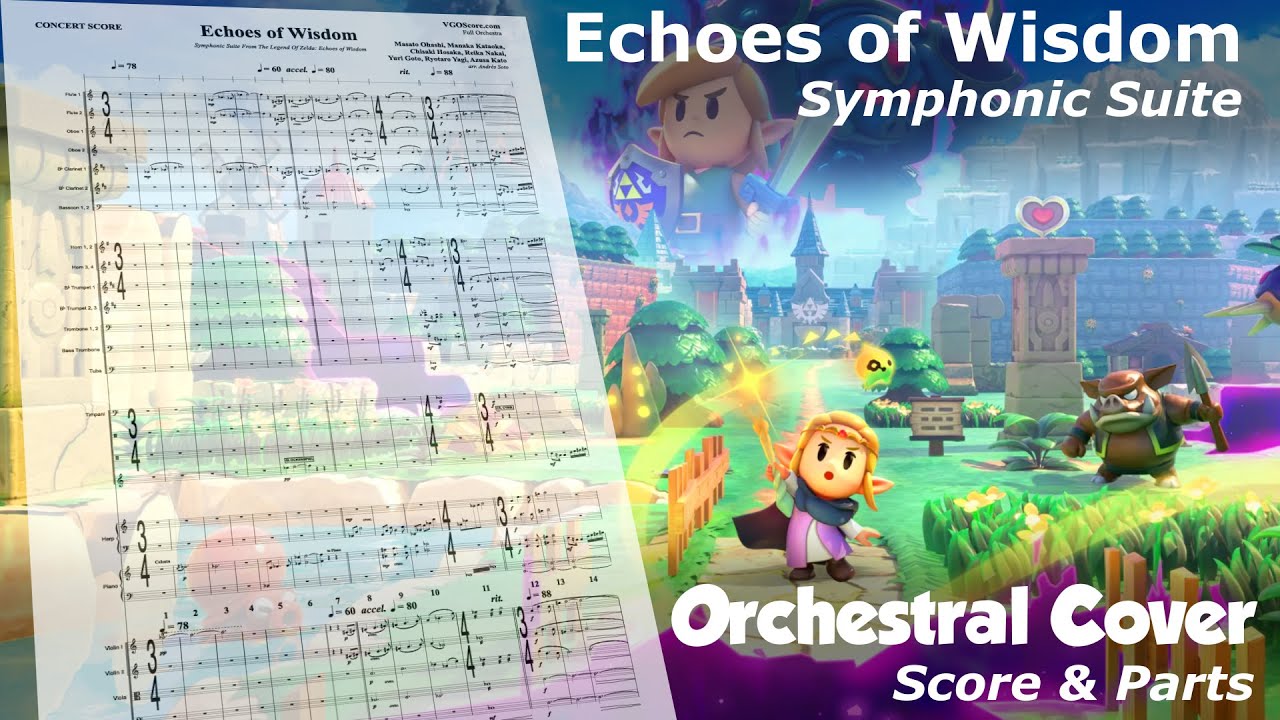 VGOScore's tweet card. Zelda: Echoes of Wisdom Symphonic Suite | Orchestral Cover