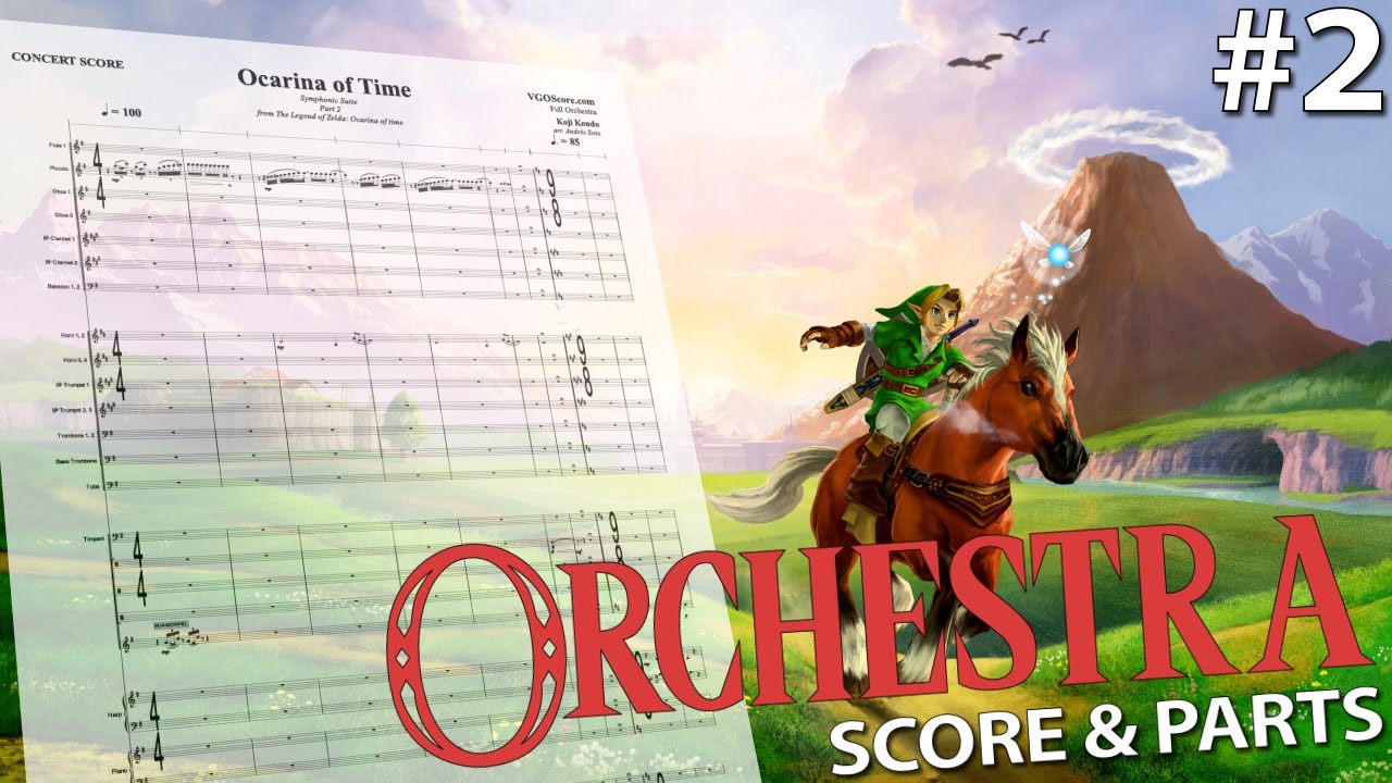VGOScore's tweet card. Zelda: Ocarina of Time Symphonic Suite | Part 2 | Orchestral Cover
