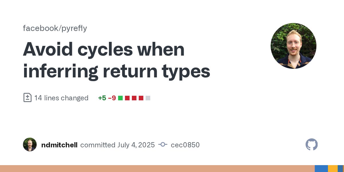 ndm_haskell's tweet card. Summary: We've generally seen performance is much better if you don't infer return types, which is super weird, because we infer types for everything anyway, and return types aren&a...
