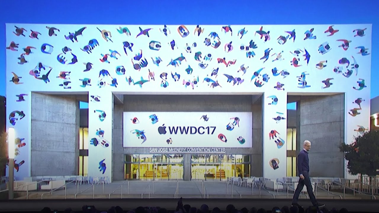 RobTiffany's tweet card. Apple WWDC 2017 keynote in 19 minutes