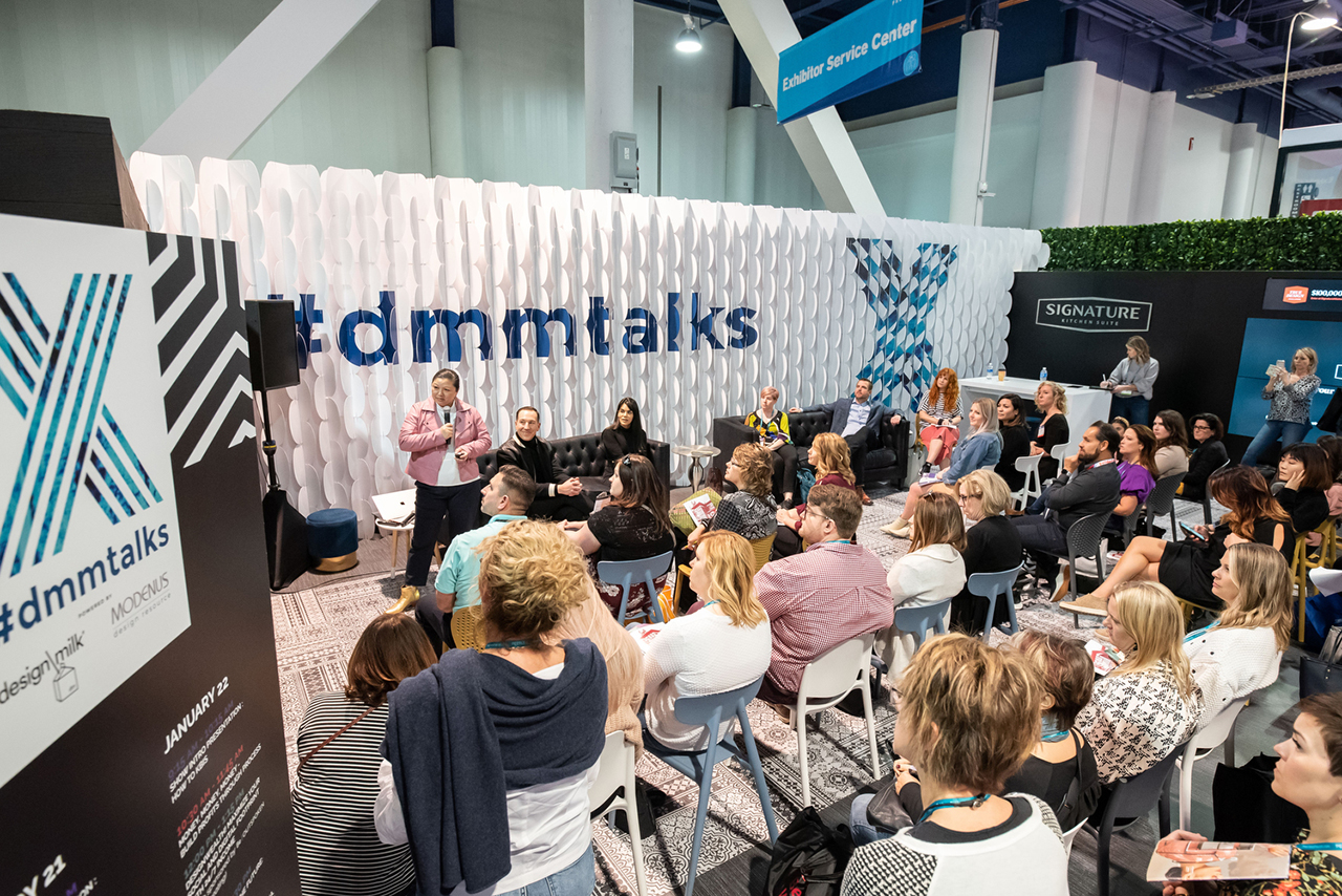 designmilk's tweet card. Listen to all of the panel conversations that happened in the DMM Talks Lounge at KBIS 2023 on the KBIS website now.