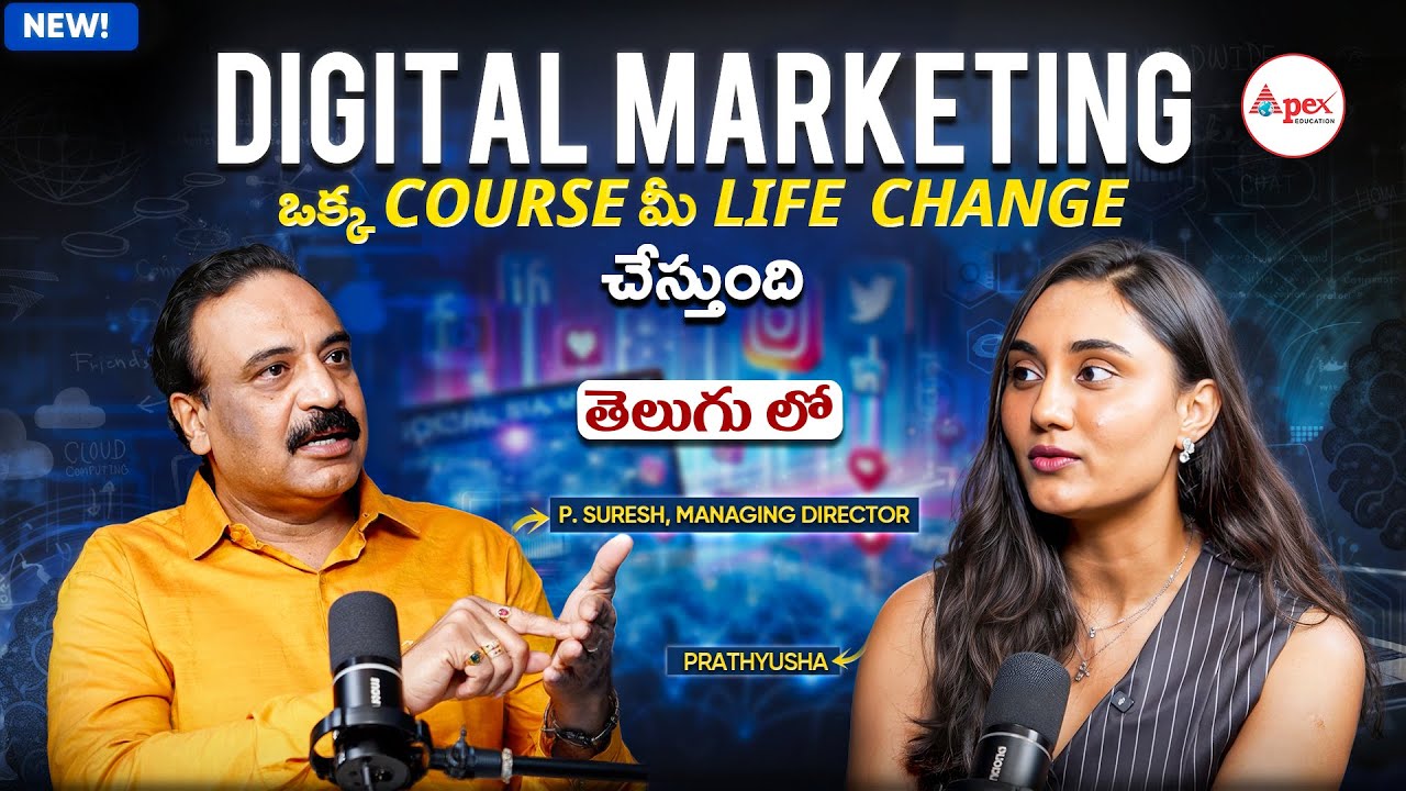 Apexsuresh's tweet card. Full Digital Marketing Podcast in Telugu | Complete Guide to Learn &...