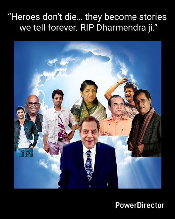 mindblowingtec3's tweet card. “Heroes don’t die… they become stories we tell forever. RIP Dharmen...