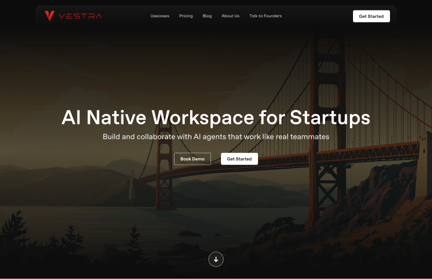 vestra_ai's tweet card.