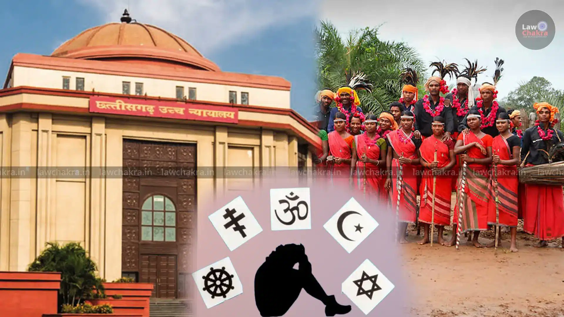 LawChakra's tweet card. The Chhattisgarh High Court has warned that mass religious conversions of tribal communities by missionaries are threatening India’s unity, leading to social polarisation, loss of indigenous culture,...