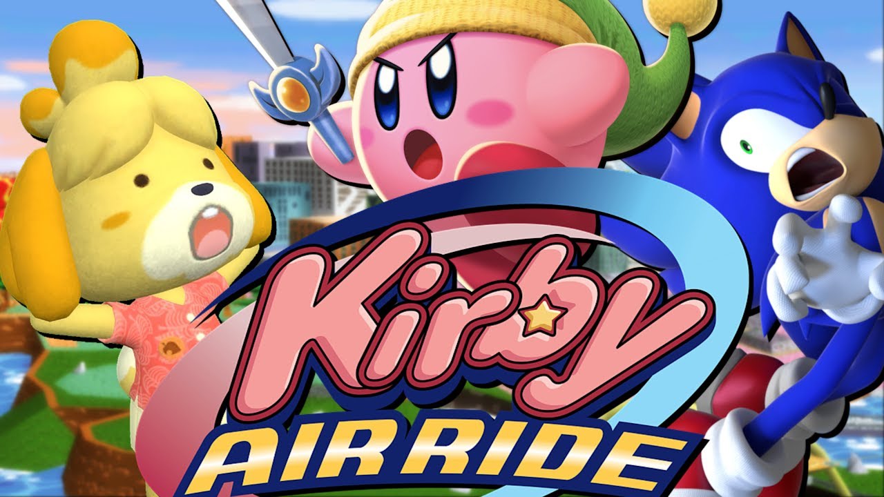vesterandfrienz's tweet card. Kirby Air Ride: City Trial - VAF Plush Gaming #804