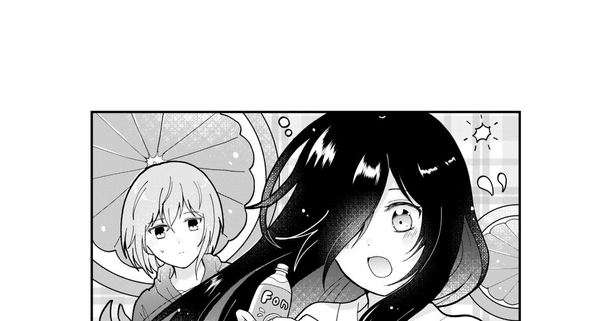 udonko05's tweet card. 何としてもご飯を食べたい幽霊の話です。 読み切り形式で描きましたが、この二人がだいぶ気に入ったので他の食べ物を食べてるところも見てみたい……！