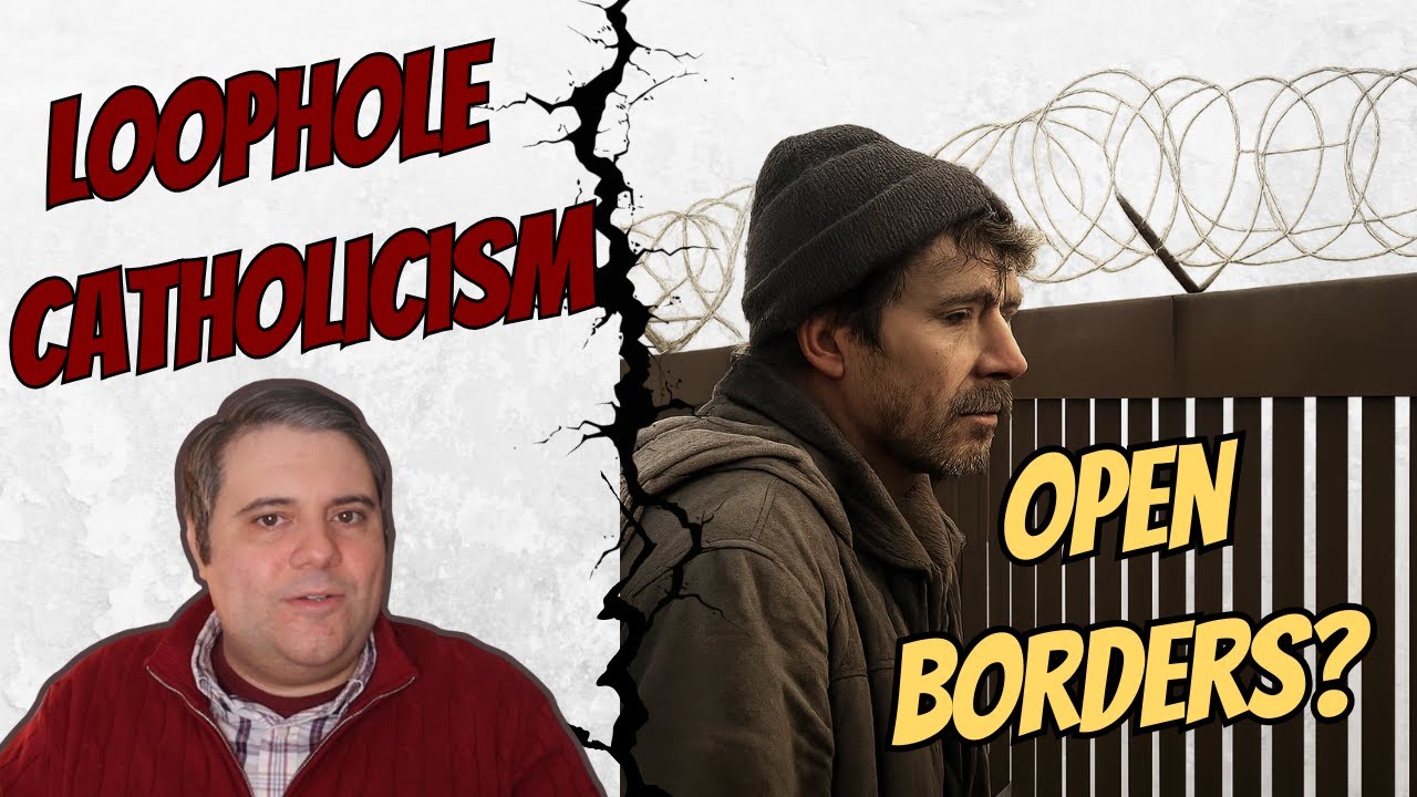 davidgmac9's tweet card. Pope Leo XIV, Open Borders Accusations, and Loophole Catholicism