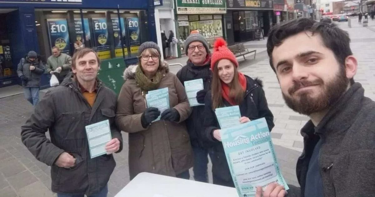 TeessideLive's tweet card. Housing Action Teesside has held meetings and its chairman is keen to see more tenants join its ranks