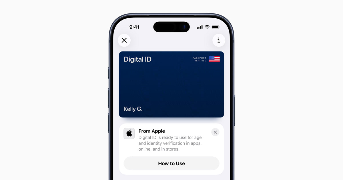 danfeaheny's tweet card. Digital ID is a new way for users to create an ID in Apple Wallet using their U.S. passport, and present it with the privacy of iPhone or Apple Watch.