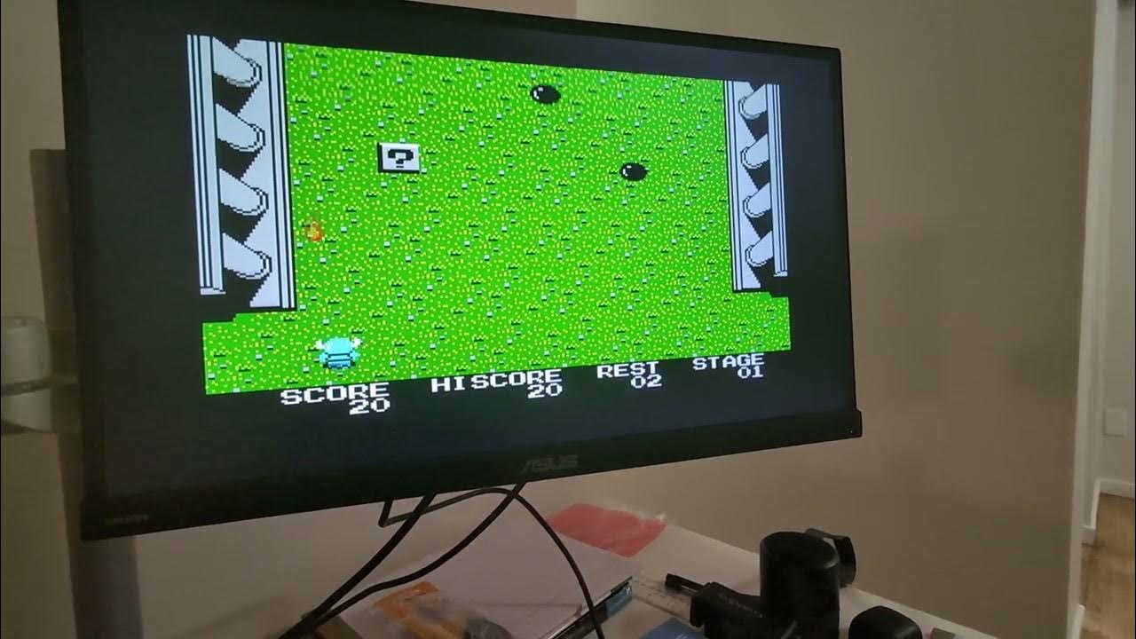 leonicolas's tweet card. MMBasic Knightmare on the CMM2 board