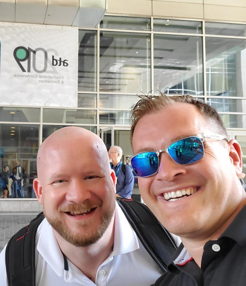 lancechealy's tweet card. Excited to be in D.C. for #atd2019 😜 Bumped into Matthew Adnams in the airport and shared a Lyft to the convention center 🚖 Apparently we were on the same flight up from Tampa ✈ It's always nice to...