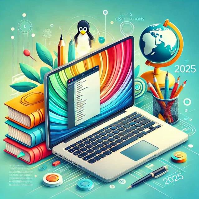 newsfeedindia01's tweet card. Discover the Top 5 Linux Distributions for Students in 2025, tailored to enhance learning with user-friendly interfaces and educational tools.