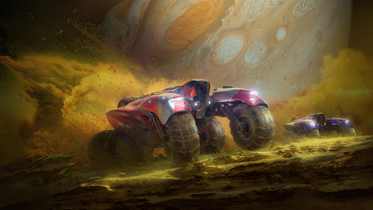 tordotcom's tweet card. In a cosmic rally race winding 12,000 kilometers across Io’s treacherous surface in just 60 hours, all while dodging the competition, fatigue, and violent lava geysers—there’s only one way Cat knows...