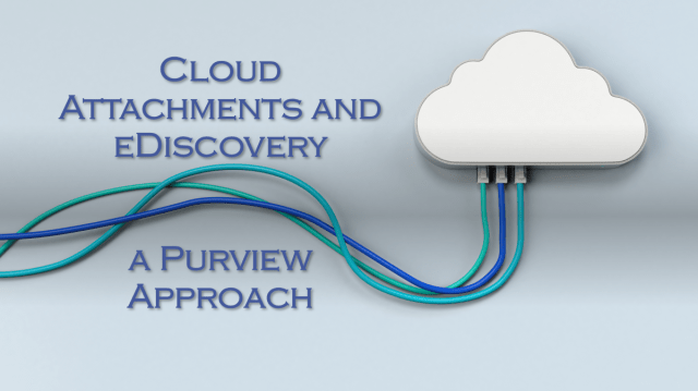 mikemac29's tweet card. Warning: This post was written by me, not AI. :) There is a Microsoft Purview capability whereby a retention label can be applied to cloud attachments.  (Microsoft reference: Auto-apply retent…
