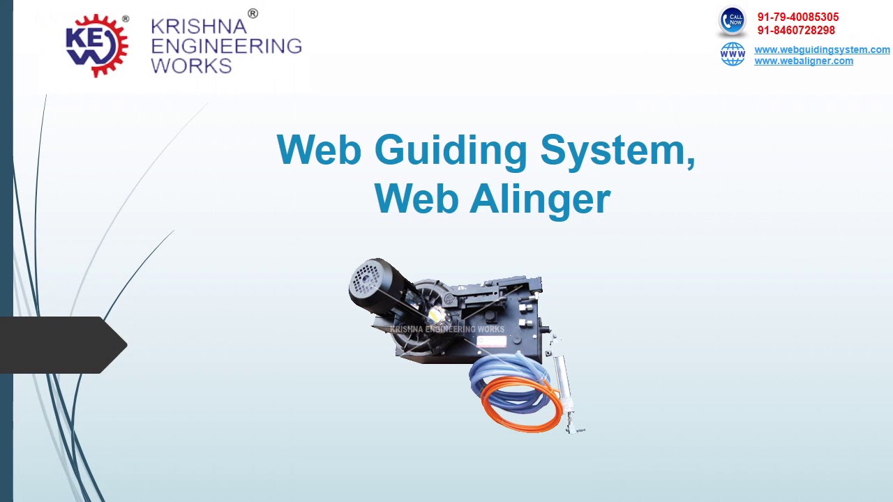 WebGuiding's tweet card. Web Guiding System Manufacturer | Web Guide System