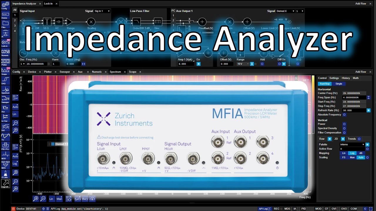 TheSignalPath's tweet card. TSP #248 - Zurich Instruments MFIA Impedance Analyzer (Z = 1mΩ - 1TΩ)...