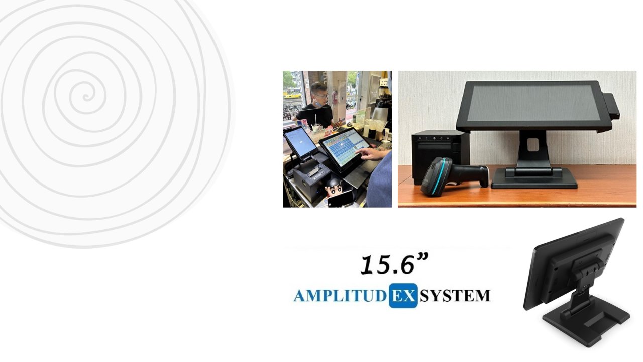 BirchTech's tweet card. [Ultra-slim design ] , fits seamlessly into any retail space and saving valuable workspace. [ Full HD ] + [15.