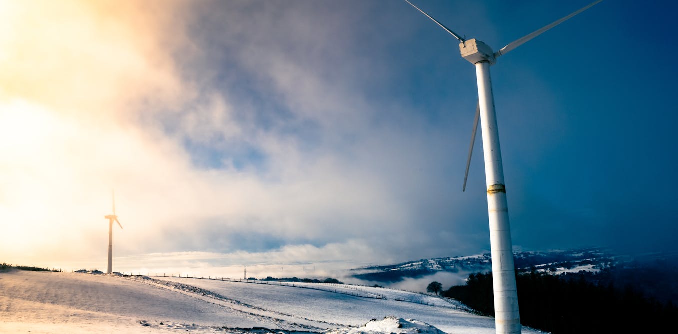 Hernshead's tweet card. New report shows how seemingly benign weather conditions can have a big impact on British electricity production – and prices.