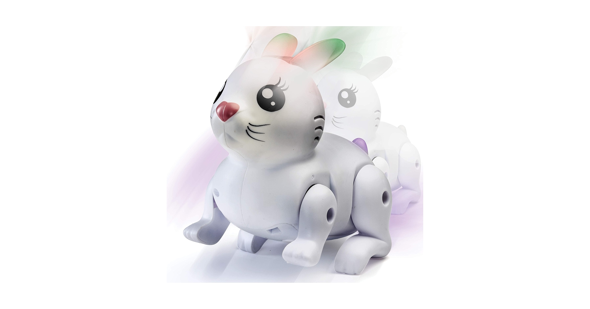 dragonblogger's tweet card. Prextex Easter Rabbit will be the Perfect Addition to your Easter Basket Arrangement. You get One White Easter Bunny with Luminous Ears and Tail that Walks on All Four. Activate On/Off Switch and...