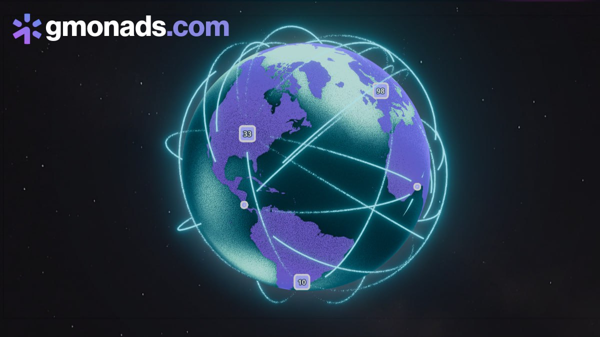 keoneHD's tweet card. gmonads.com — Real-time Monad dashboard