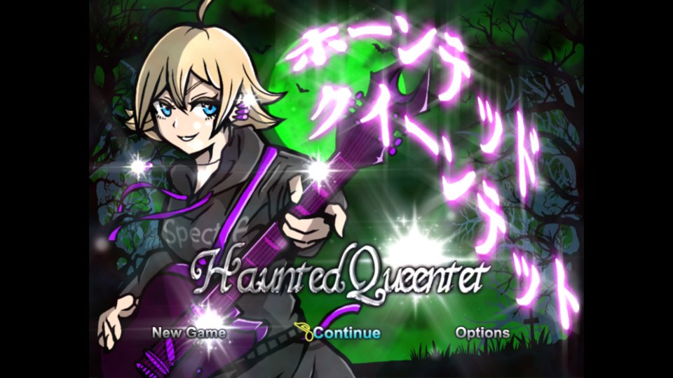 tFOHkqzeVwj8ctc's tweet card. 音楽で除霊ッ？！異色の疑似3Dホラー探索エクソシズムADV「ホーンテッドクイーンテット」（スマホ用ページ）