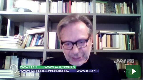 BiagioLEVRINI's tweet card. L'intervento dello psicoanalista a "Omnibus"